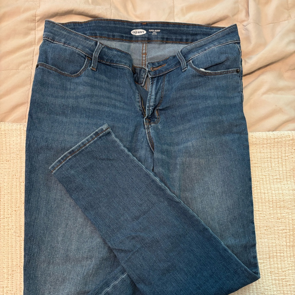 Old Navy Super Skinny Ankle Mid-rise Jeans